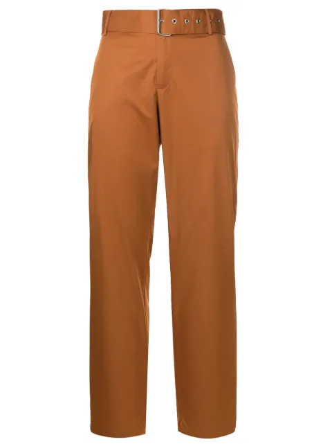 Uma | Raquel Davidowicz pantalones rectos con cinturón
