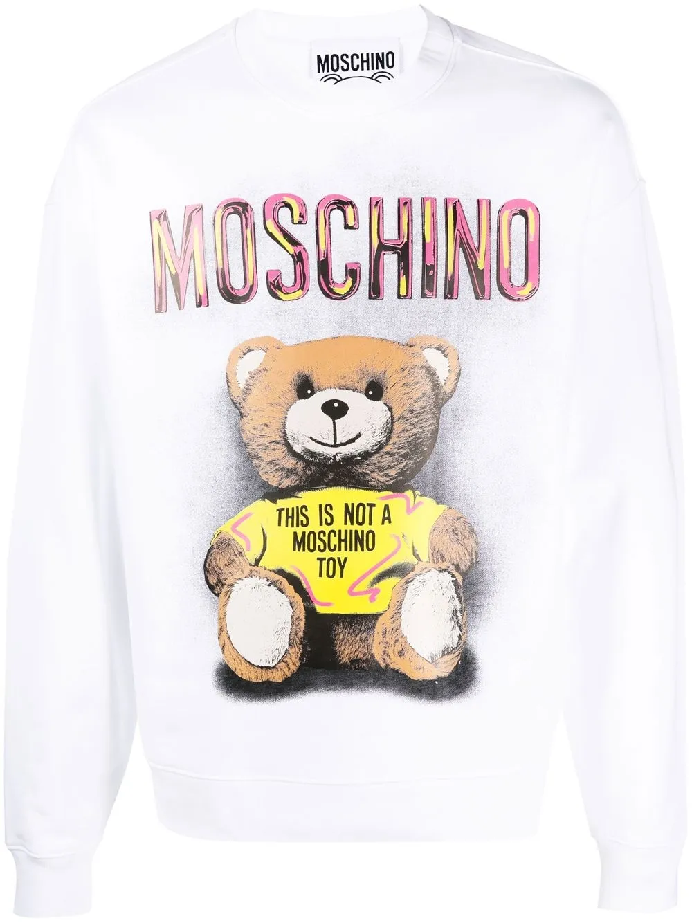 

Moschino Teddy Bear motif sweatshirt - White