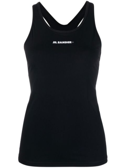 Jil Sander logo-print tank top