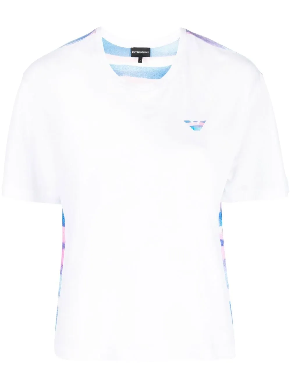 

Emporio Armani logo-print short-sleeve T-shirt - White