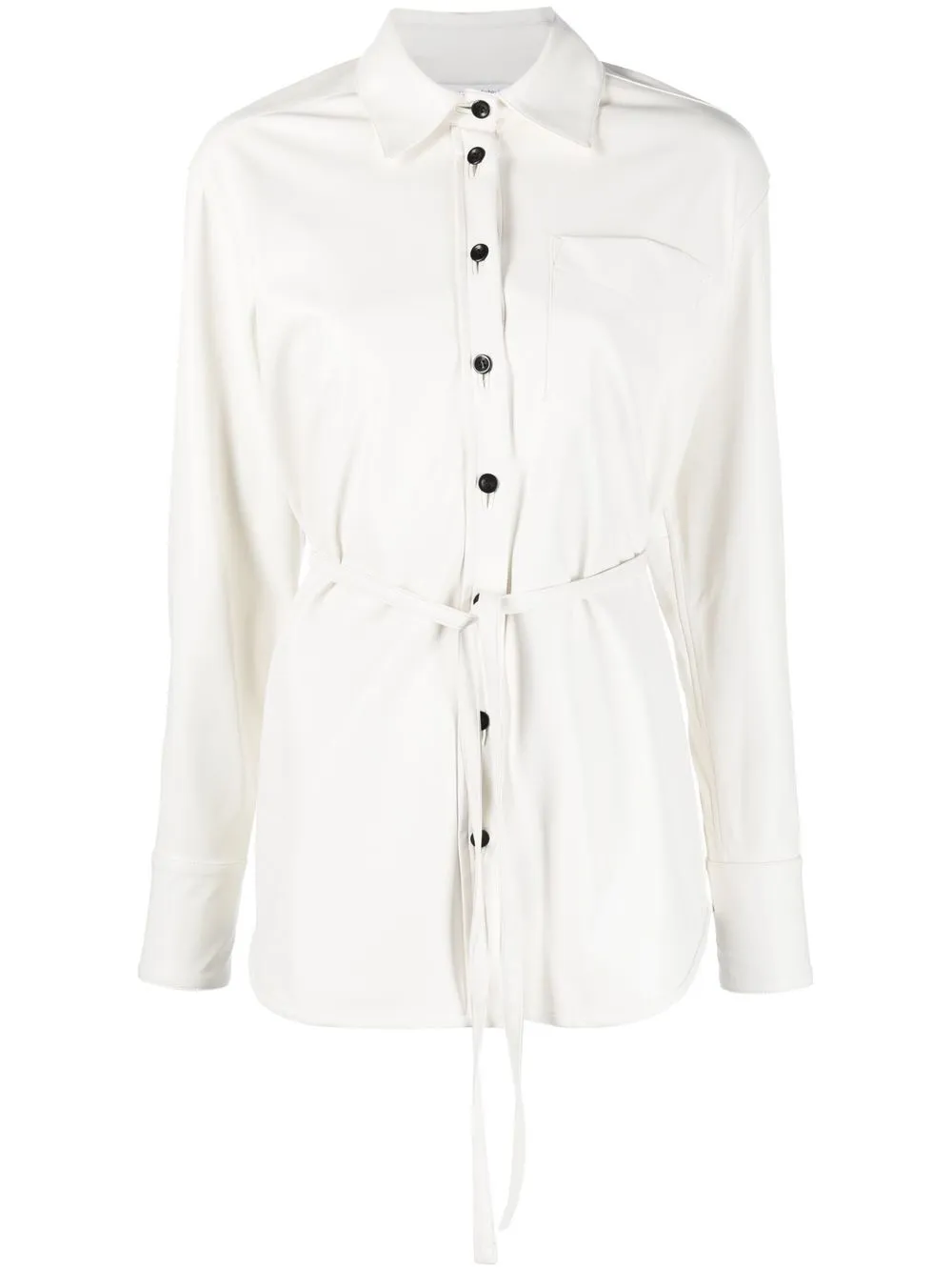 

Proenza Schouler White Label tied-waist detail shirt