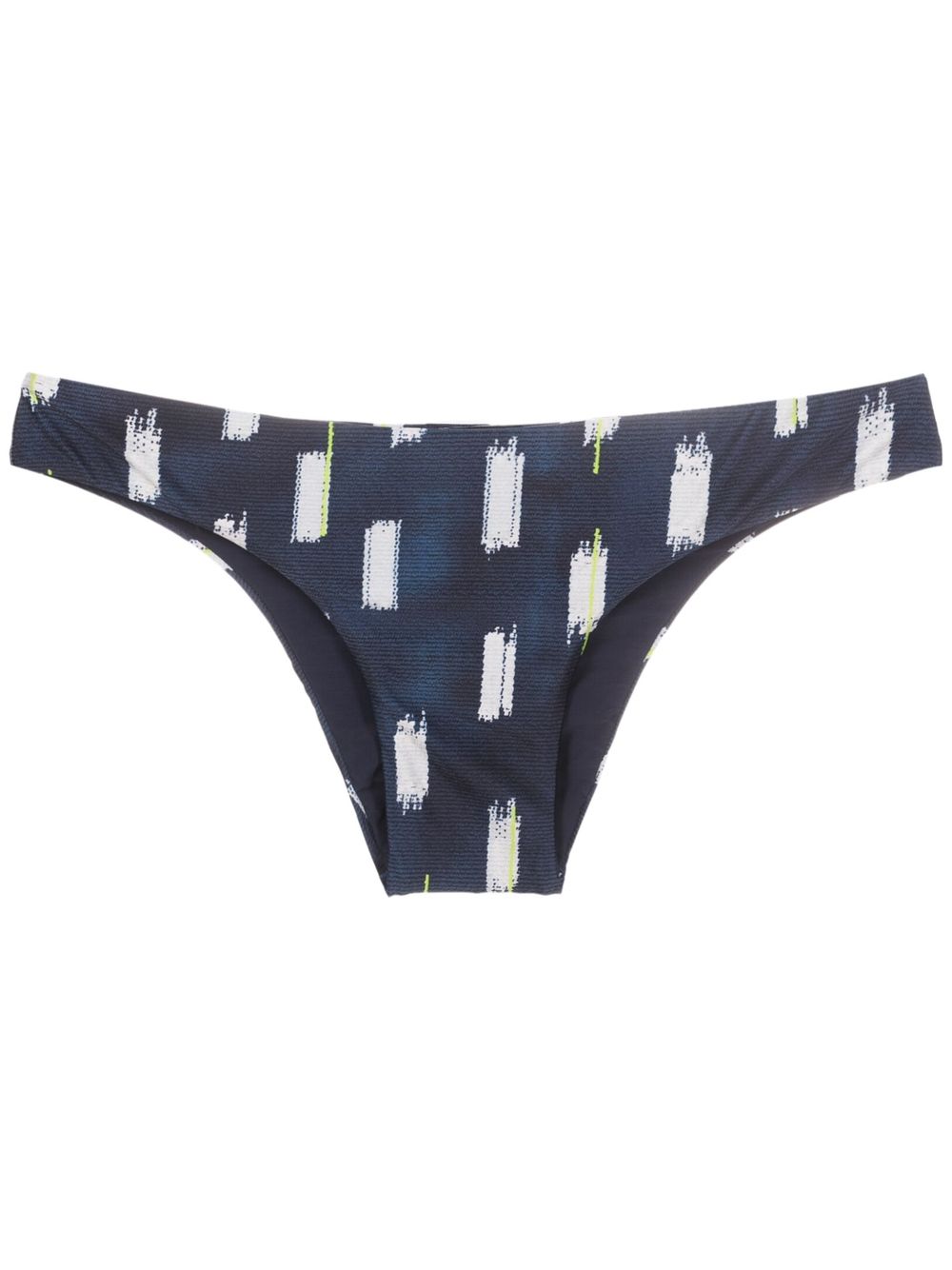 Lenny Niemeyer abstract-print bikini bottoms - Blue