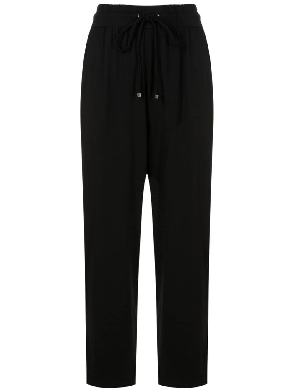 Lenny Niemeyer Straight-leg Cropped Trousers In Black