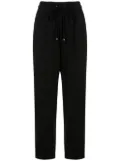 Lenny Niemeyer drawstring-waist cropped track pants - Black