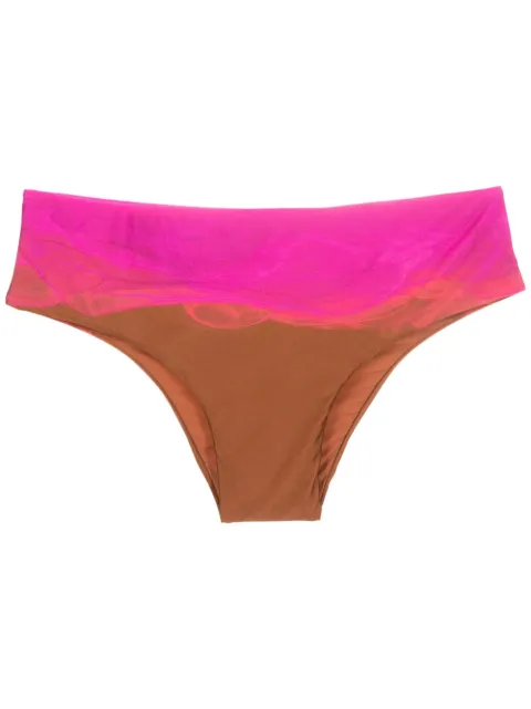 Lenny Niemeyer abstract high-waisted bikini briefs