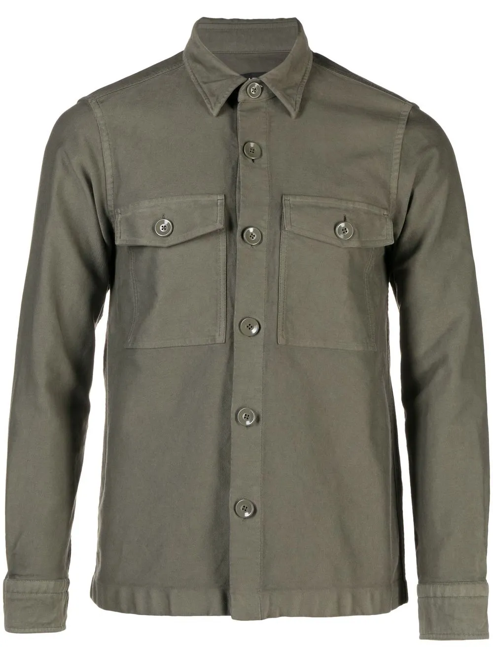 

TOM FORD long-sleeve button-fastening shirt - Neutrals