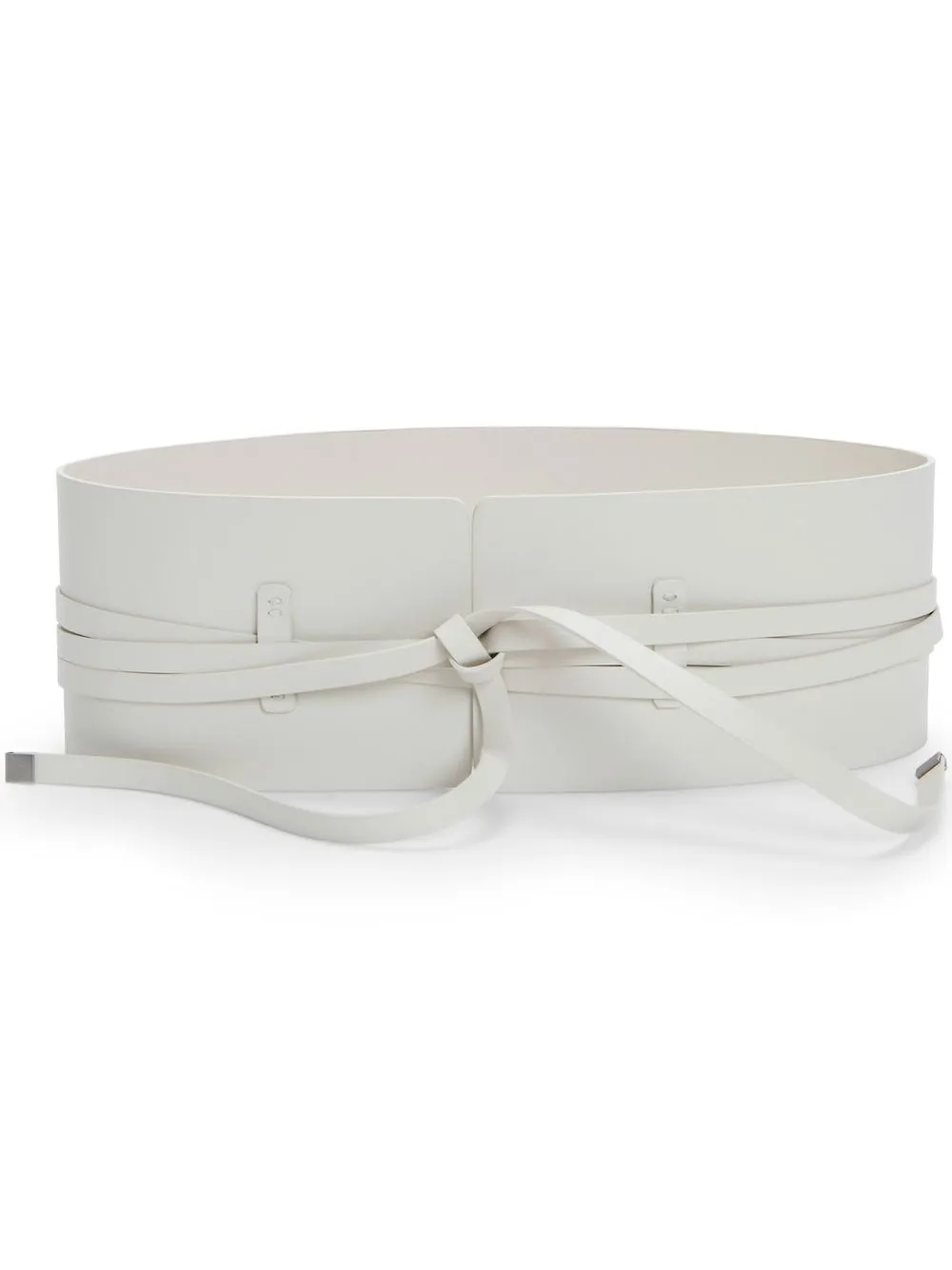 

Altuzarra wide leather belt - White