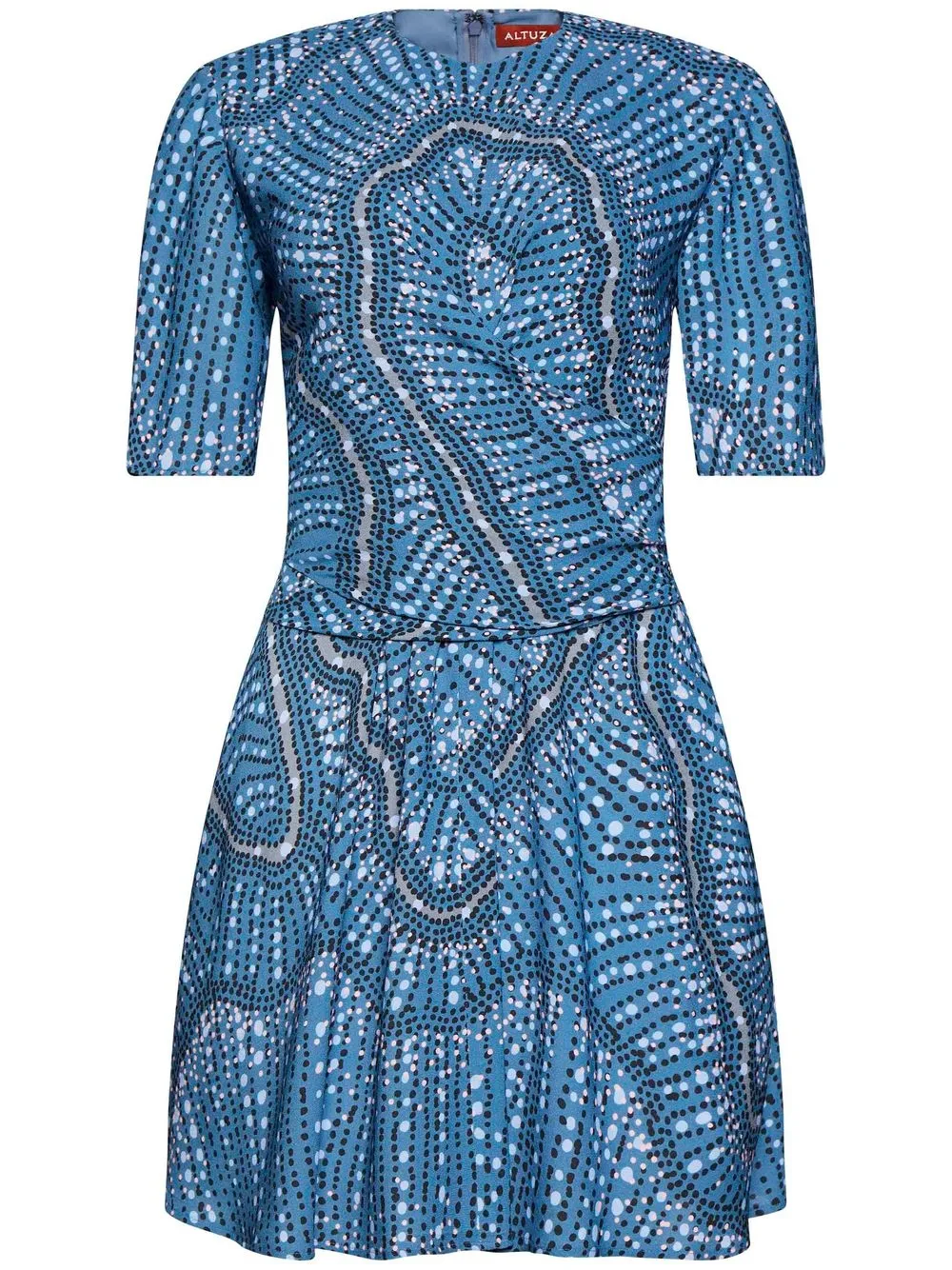 

Altuzarra Dalila printed mini dress - Azul