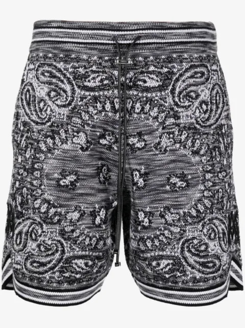 AMIRI short de sport à imprimé bandana