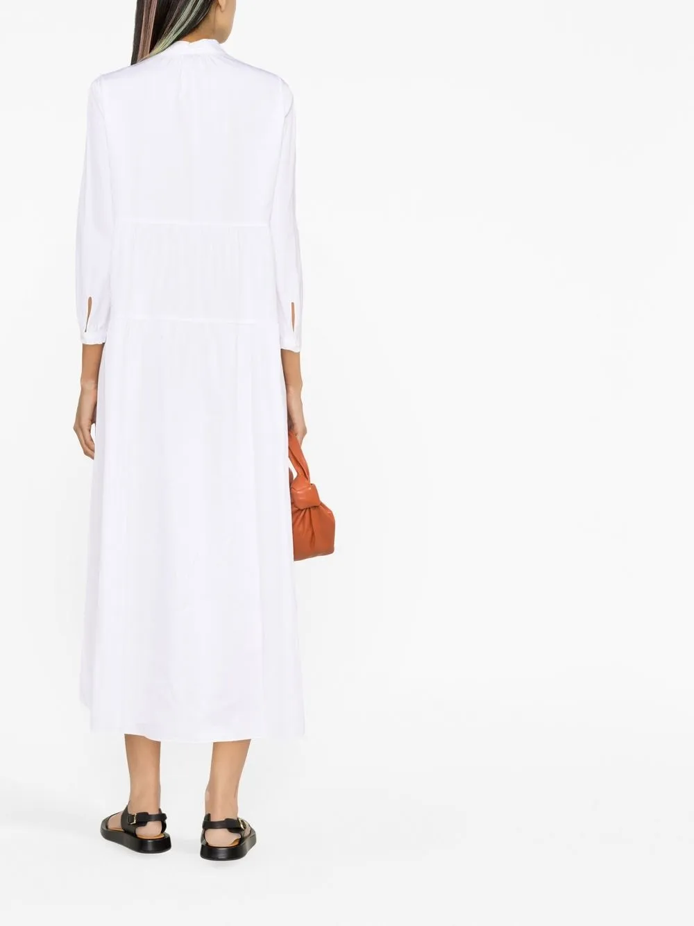 ASPESI standup Collar Shirt Dress Farfetch