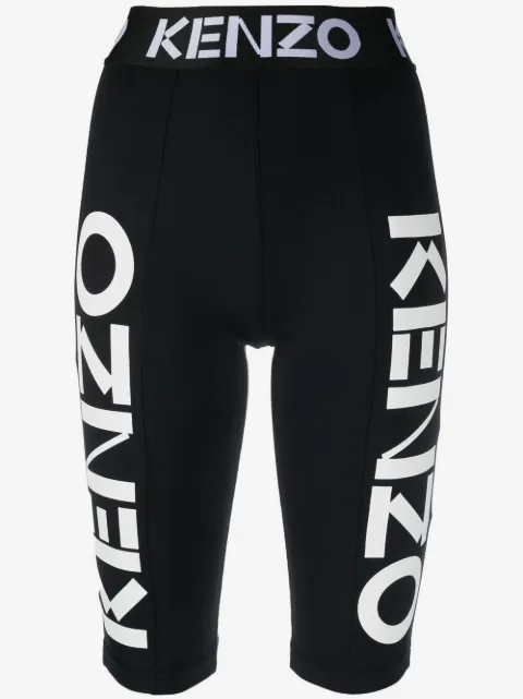 Kenzo Legging shorts met logoprint