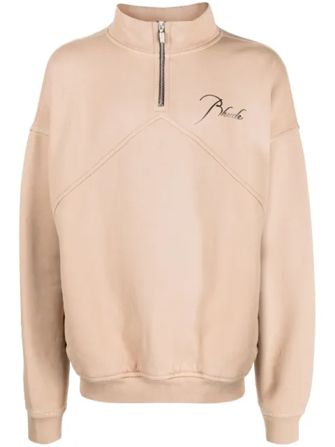RHUDE sudadera con logo bordado