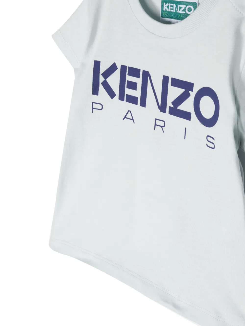 Kenzo Kids Logo Print Cotton T shirt Farfetch