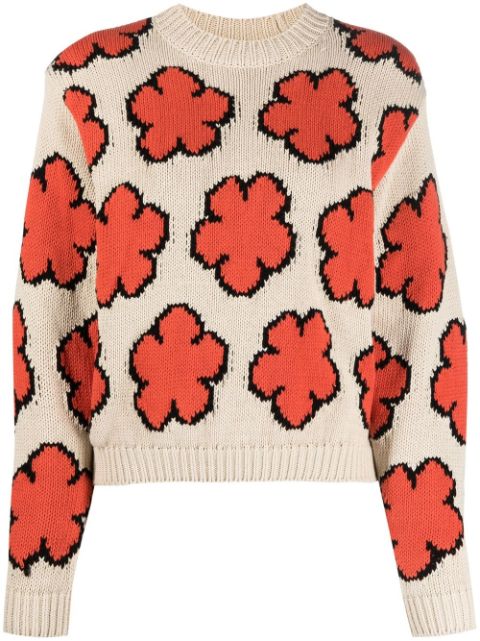 Kenzo Boke Flower intarsia-knit jumper Women