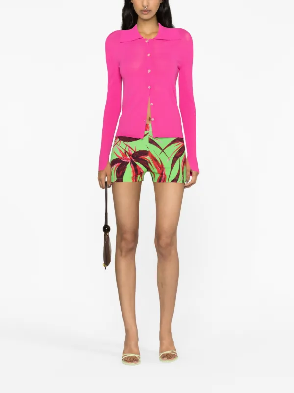 水着・ビーチグッズその他 LOUISA BALLOU Printed short kaftano Louisa Ballou abstract-print long-sleeved Kaftan Dress