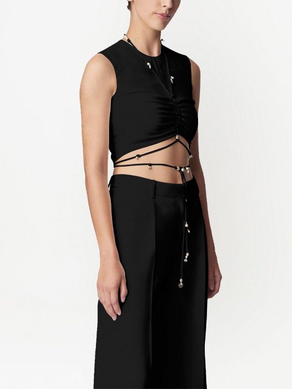 Altuzarra Ayana Sleeveless Crop Top - Farfetch