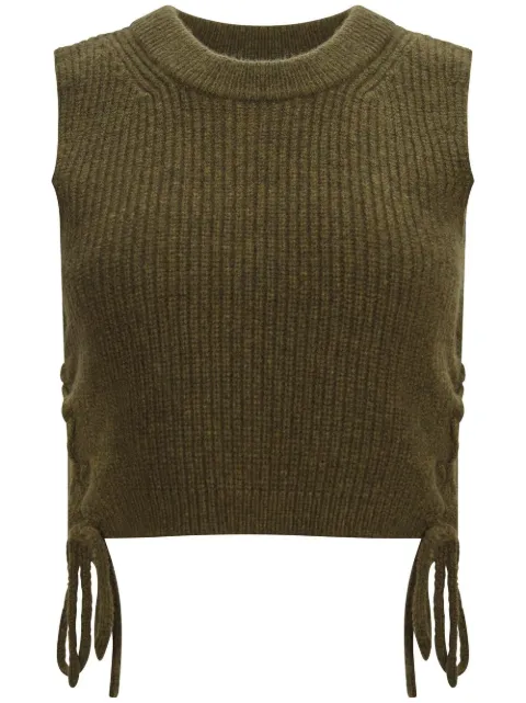 Altuzarra Amani knitted crop top