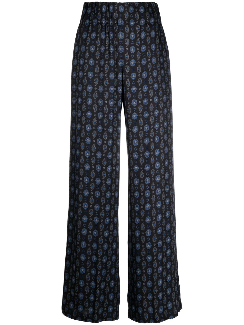 

ASPESI paisley-print straight trousers - Black