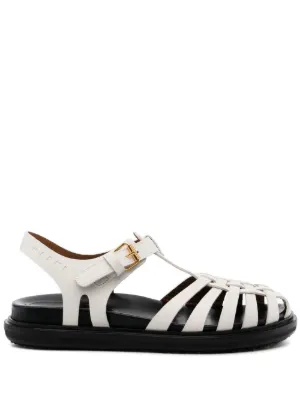 White fisherman sandals womens hot sale