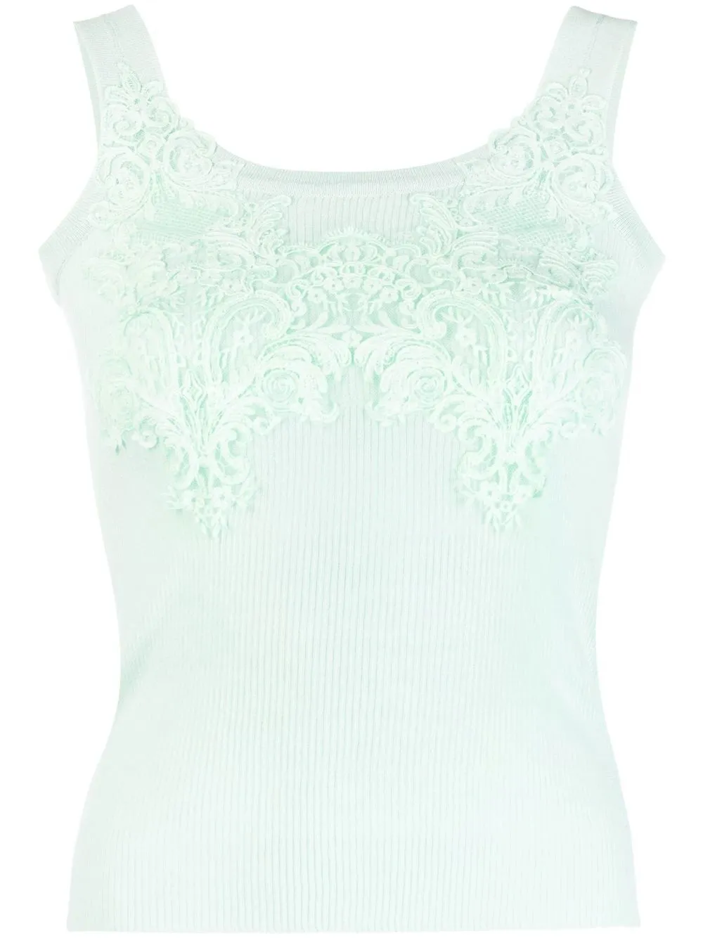 

Ermanno Scervino U-neck sleeveless vest - Green