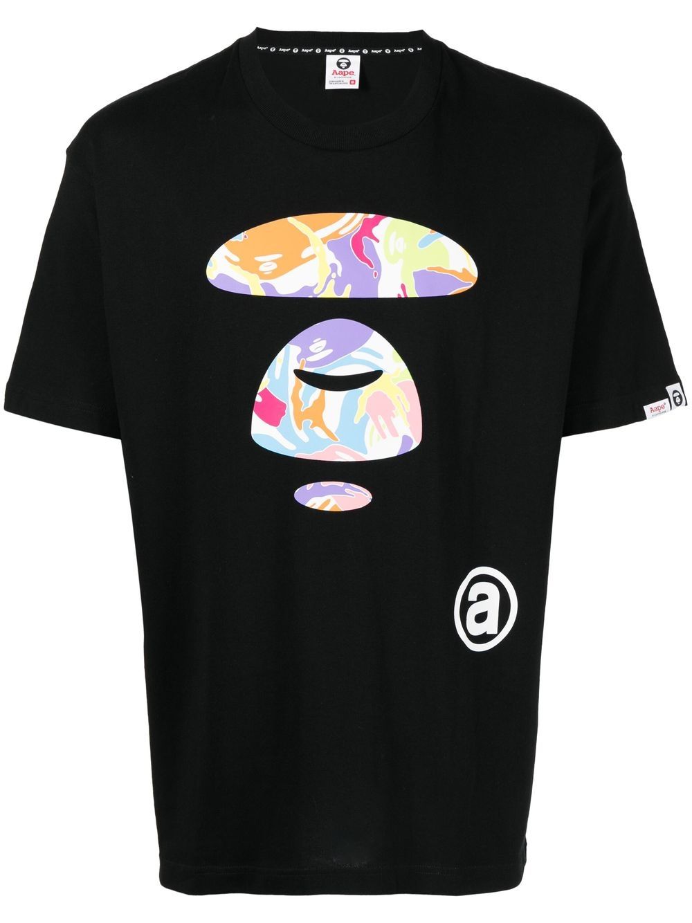 

AAPE BY *A BATHING APE® cotton printed t-shirt - Black