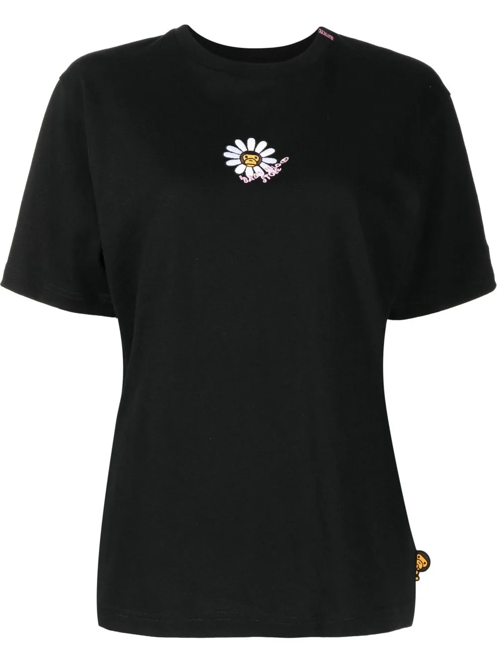 *BABY MILO® STORE BY *A BATHING APE® t-shirt en coton à logo imprimé - Noir Top Merken Winkel