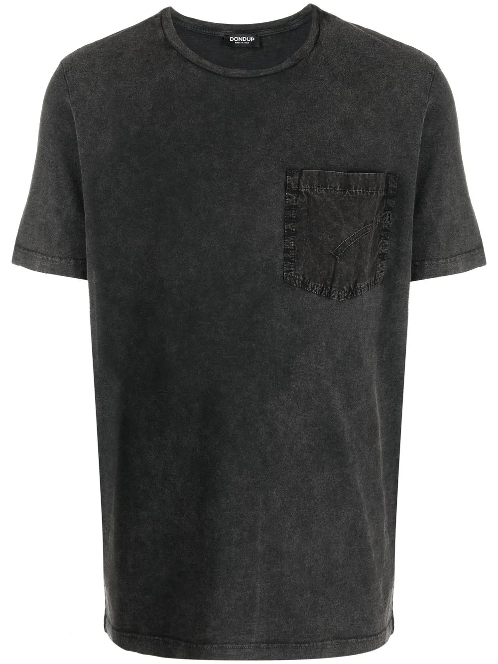 

DONDUP patch-pocket cotton T-shirt - Grey