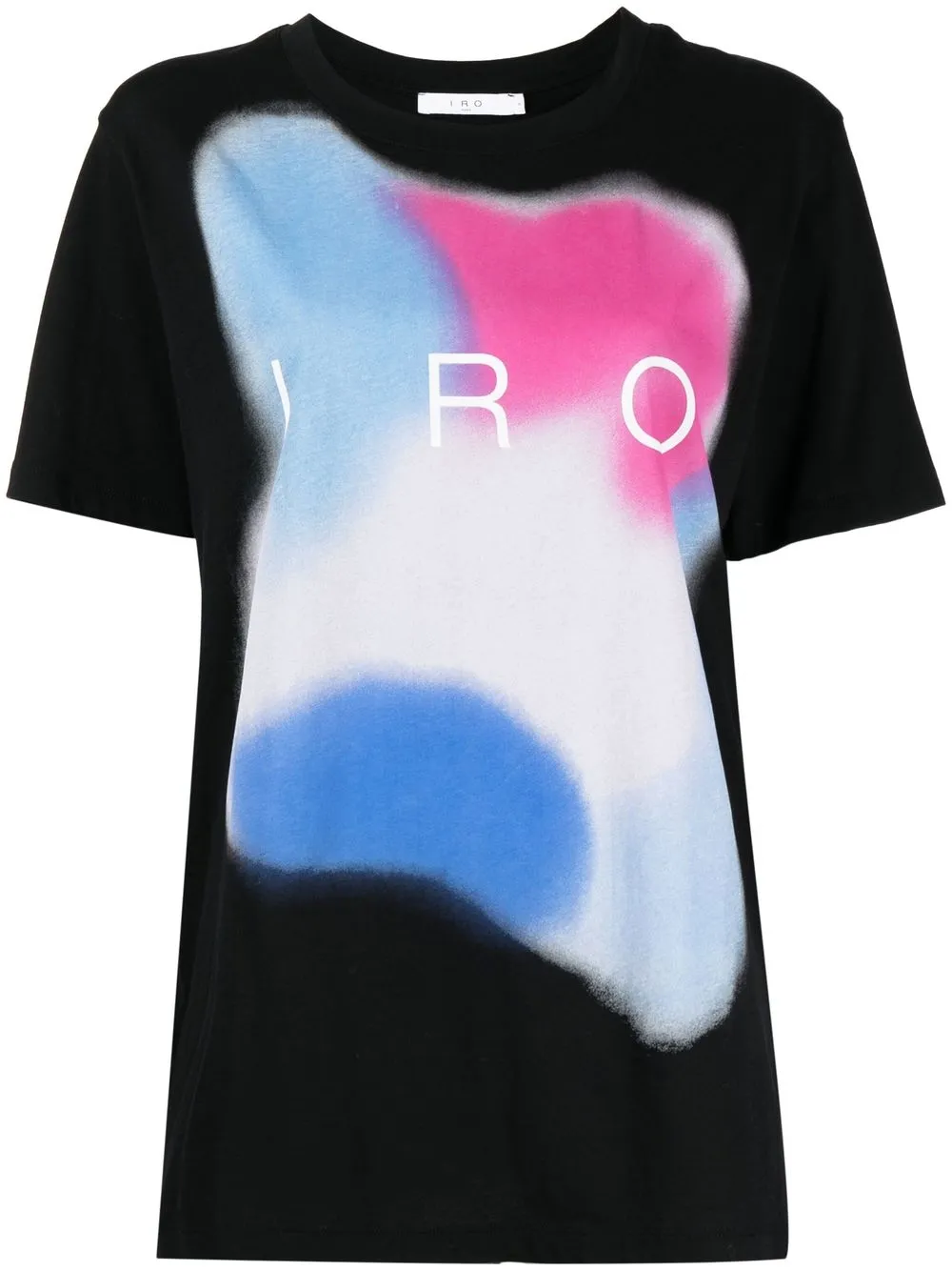 

IRO playera con estampado gráfico - Negro