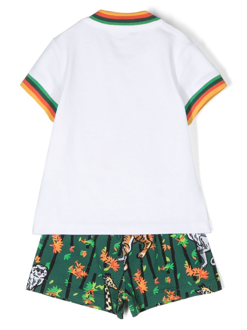 Kenzo Kids Set van shorts met tijgerprint - Groen