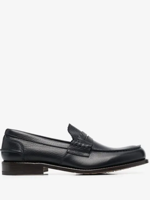 Premiata mocasines slip-on con efecto texturizado