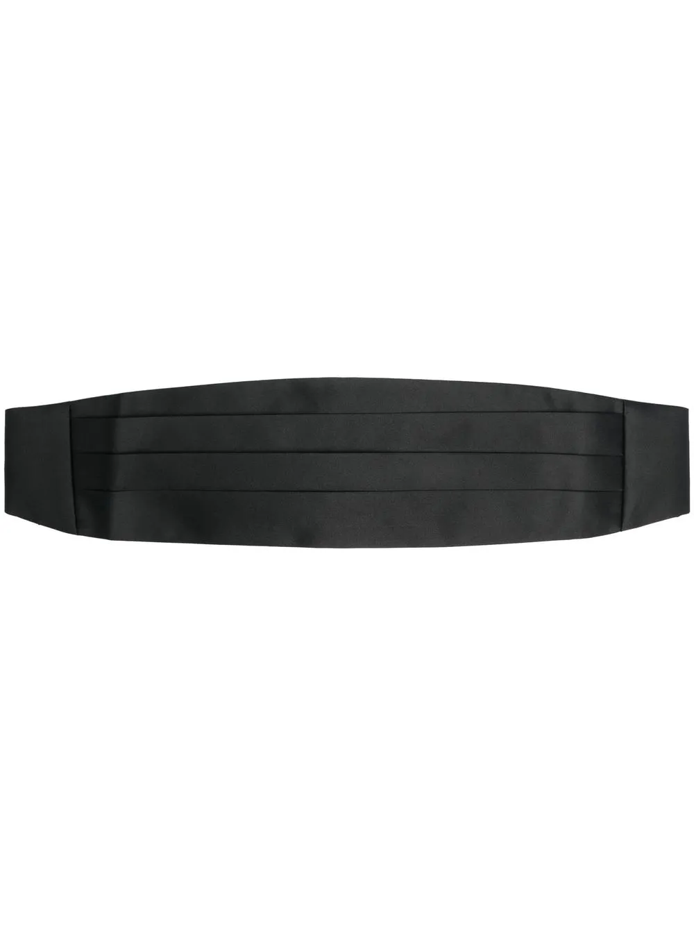 

Tagliatore pleated cummerbund - Black