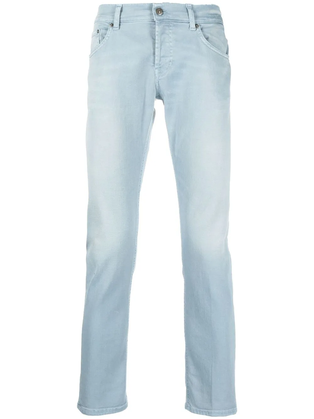 

DONDUP jeans rectos con tiro medio - Azul