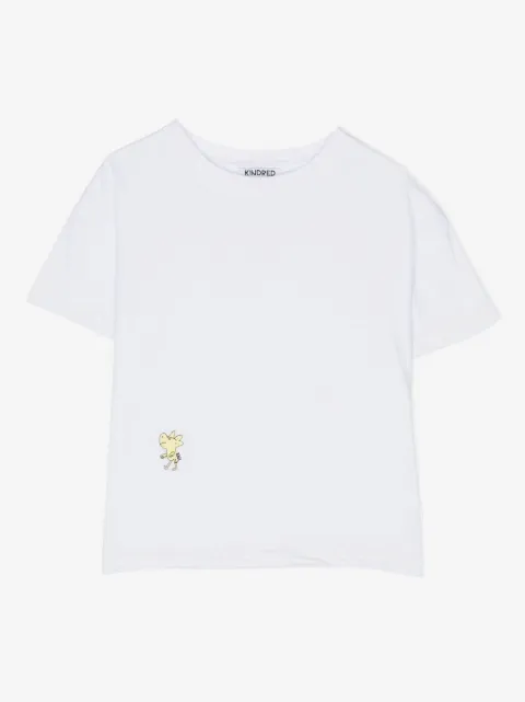KINDRED motif-embroidered short-sleeve T-shirt