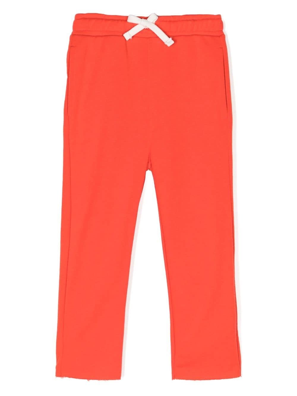 Kindred Jersey Organic-cotton Tracksuit Bottoms In Orange