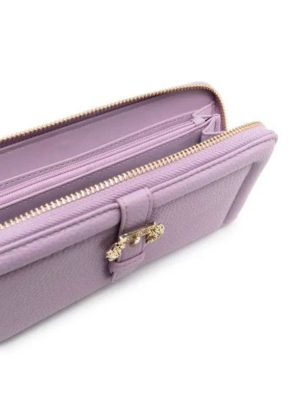 Versace Jeans Couture Barocco-buckle Wallet Purple FARFETCH IN