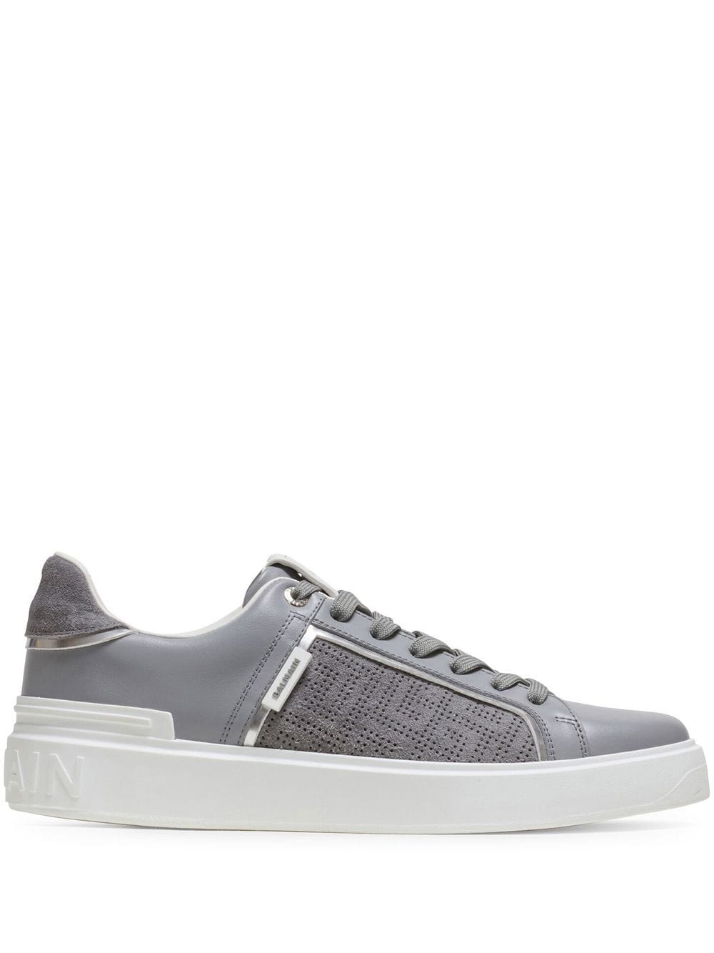 Balmain B-Court Leather Sneakers - Farfetch