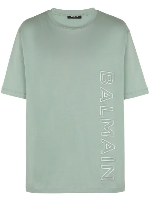 Balmain playera con logo en relieve
