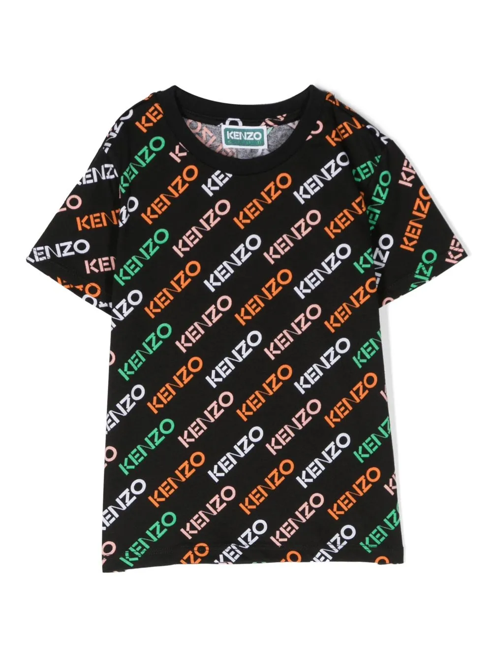 

Kenzo Kids logo-print T-shirt - Black