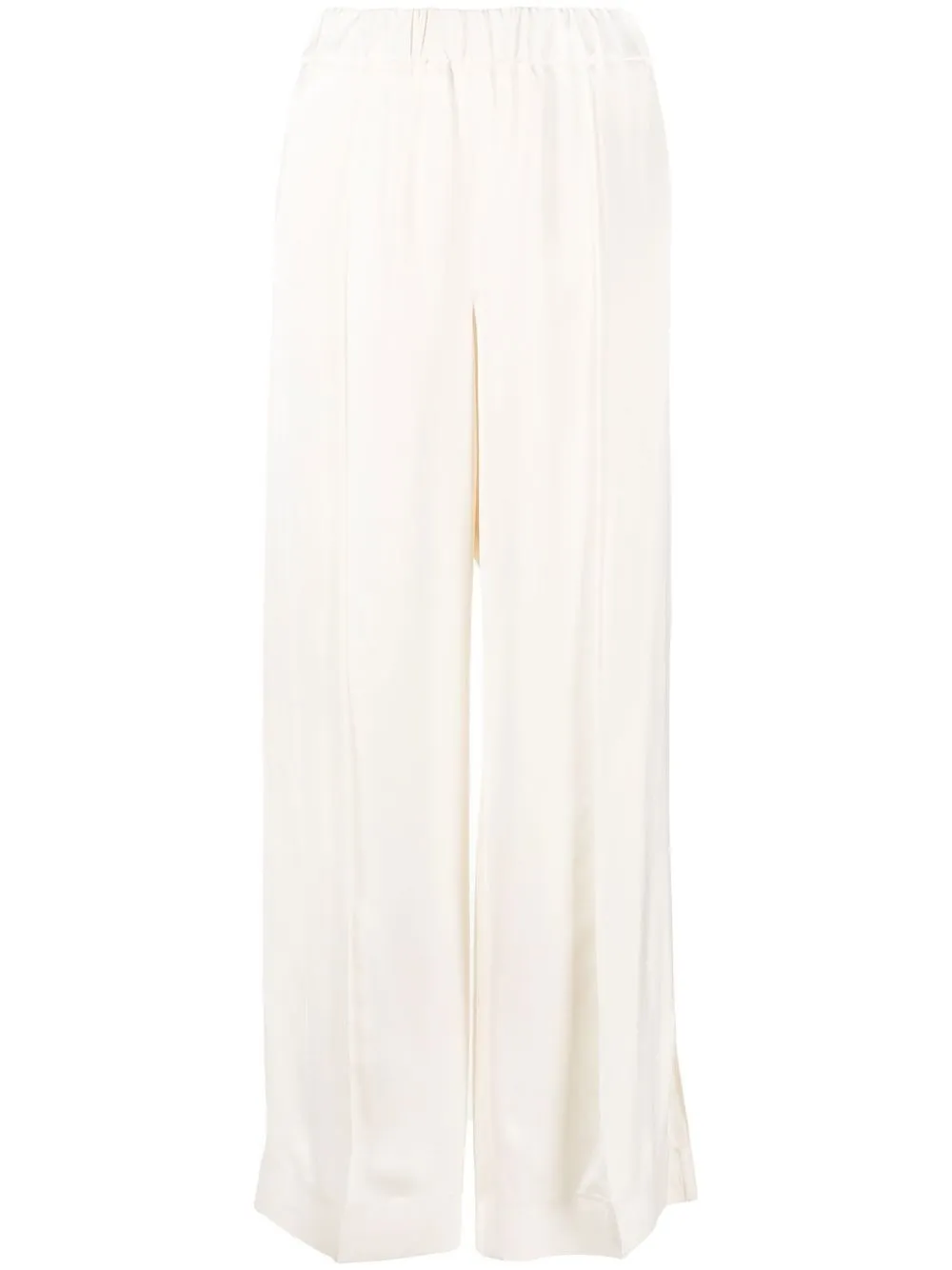 Shop Jil Sander Elasticated Straight-leg Trousers In Neutrals