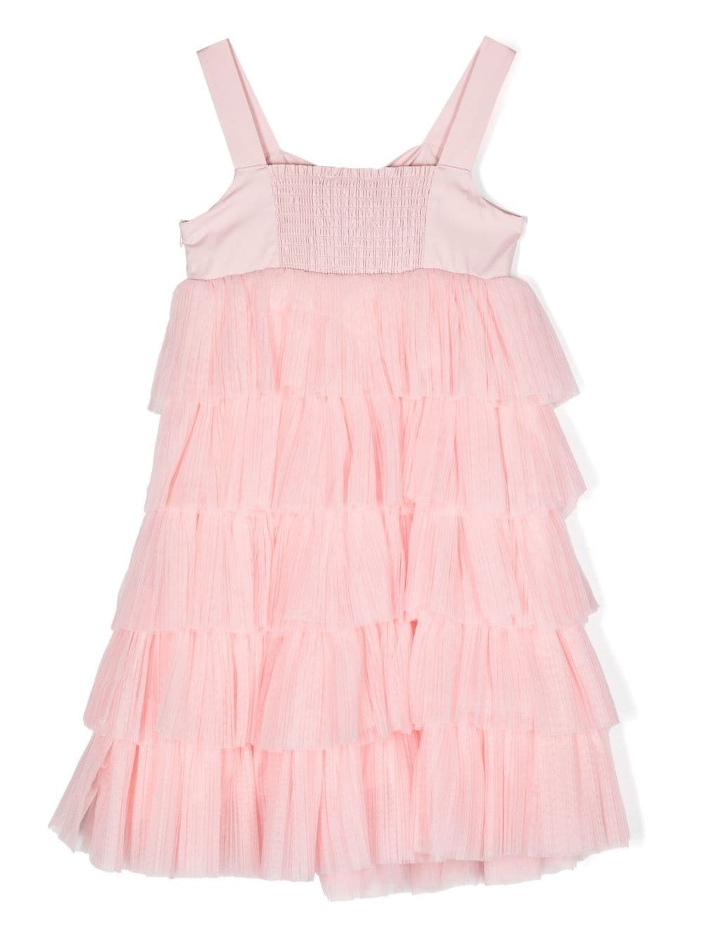 TWINSET Kids Gelaagde jurk - Roze