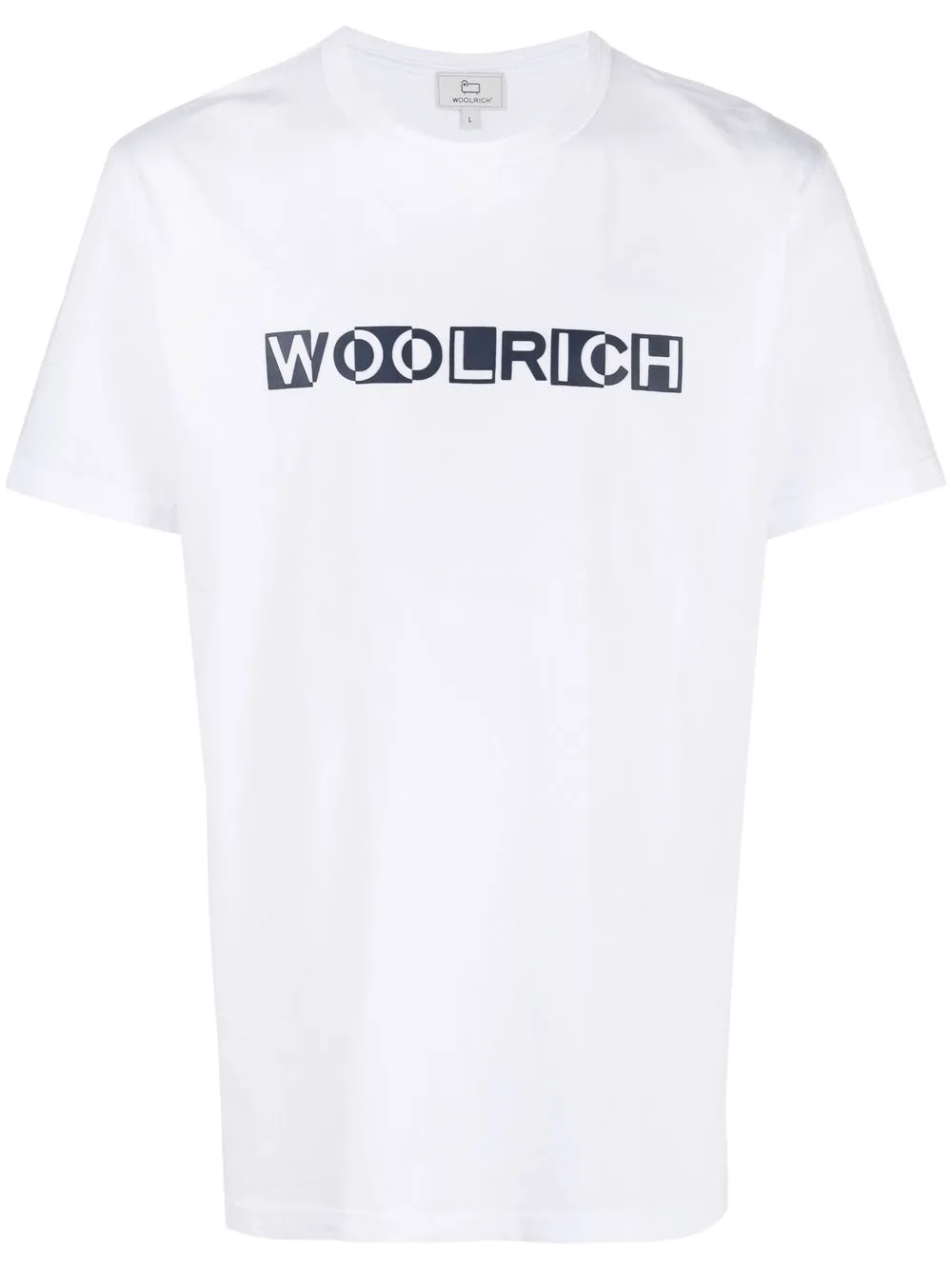 

Woolrich logo-print cotton T-shirt - White