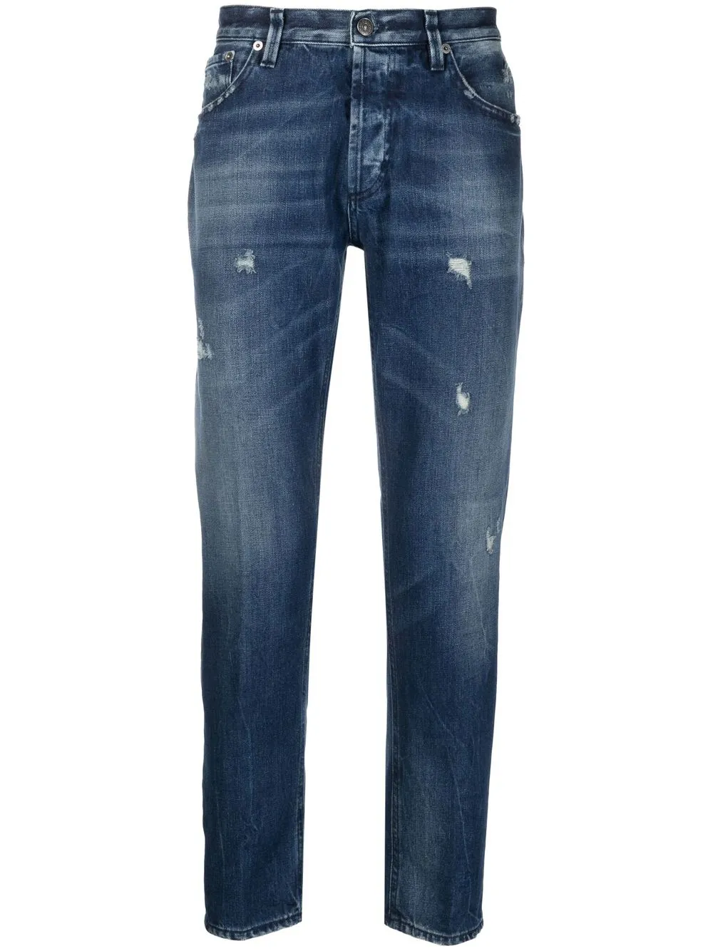 

DONDUP distressed-finish straight-leg jeans - Blue