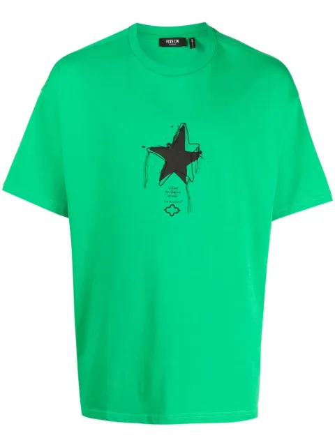 FIVE CM camiseta con estrella estampada