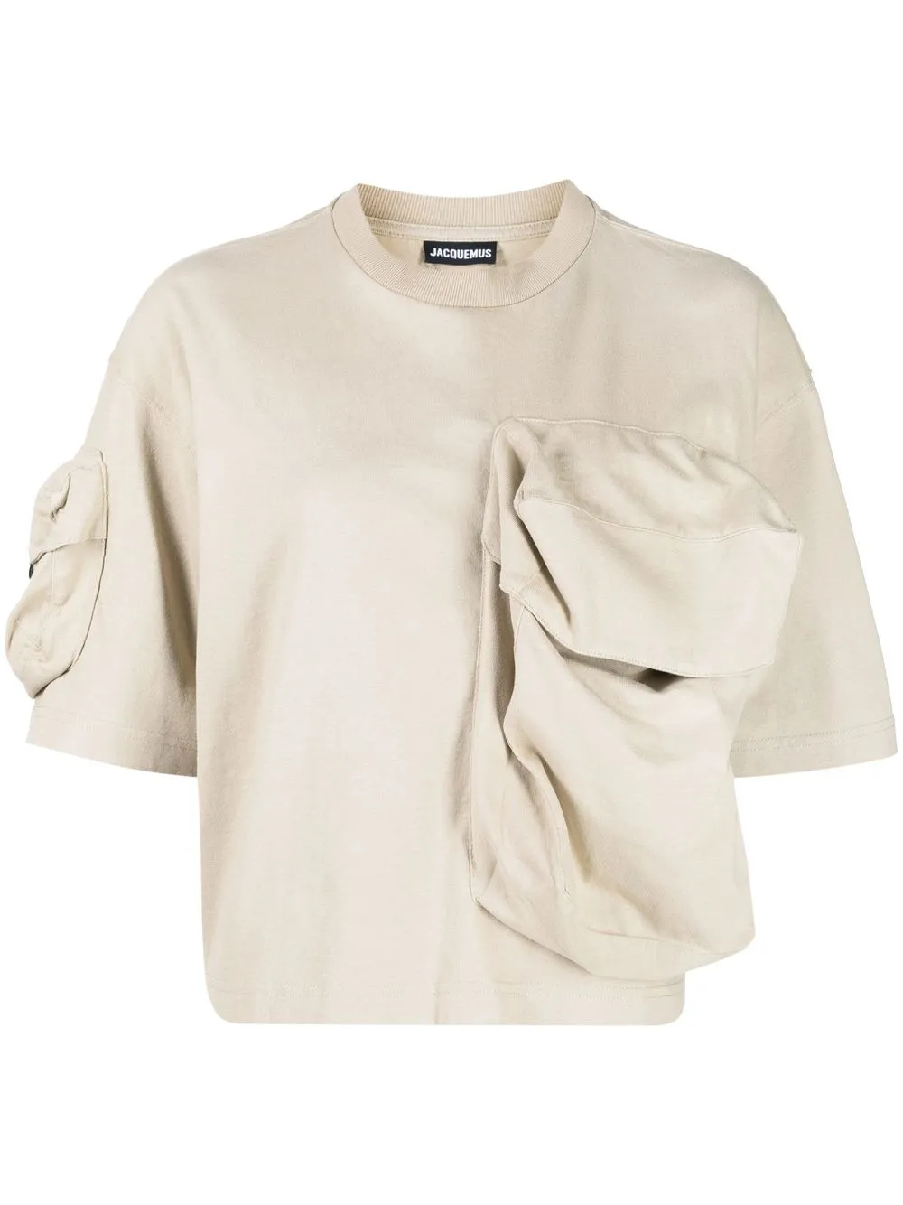 

Jacquemus playera tipo cargo de manga corta - Neutro