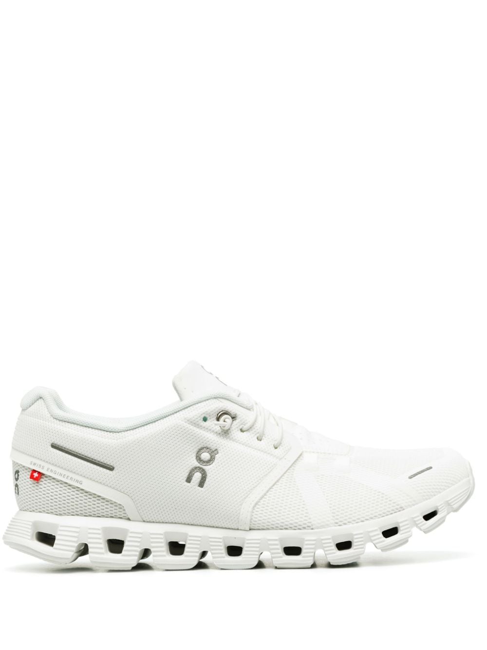 Shop On Running Logo-print Lace-up Sneakers In White
