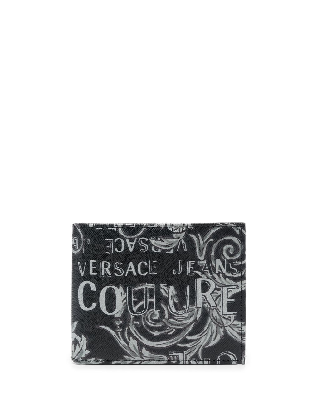 

Versace Jeans Couture logo-print bi-fold wallet - Black