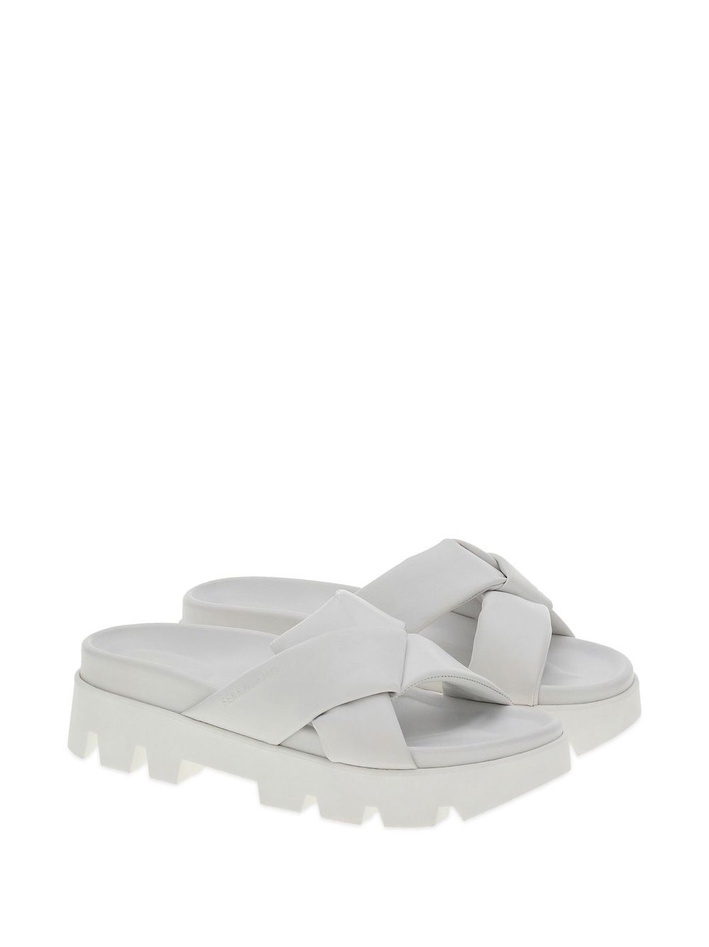 Ferragamo Chunky slippers - Wit