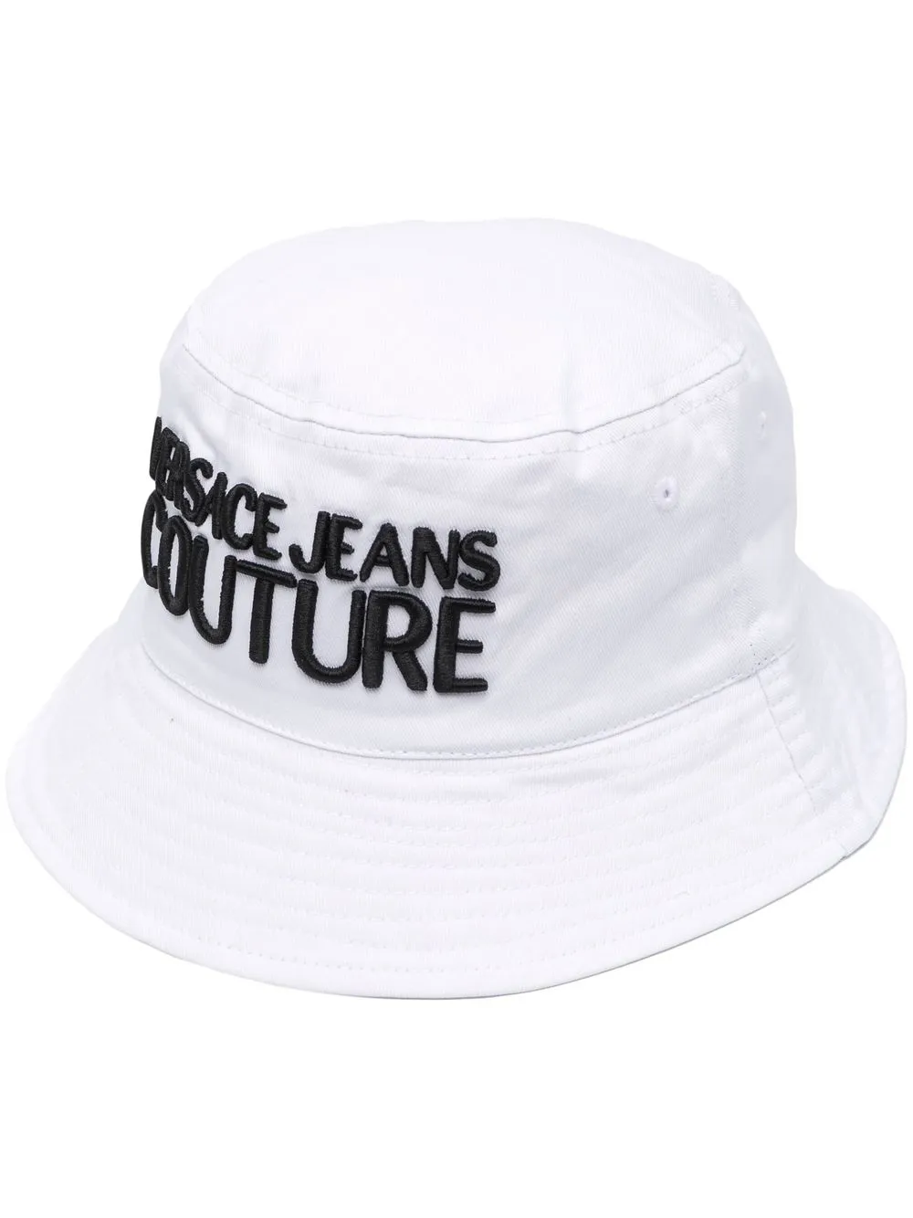 

Versace Jeans Couture logo-embroidered bucket hat - White