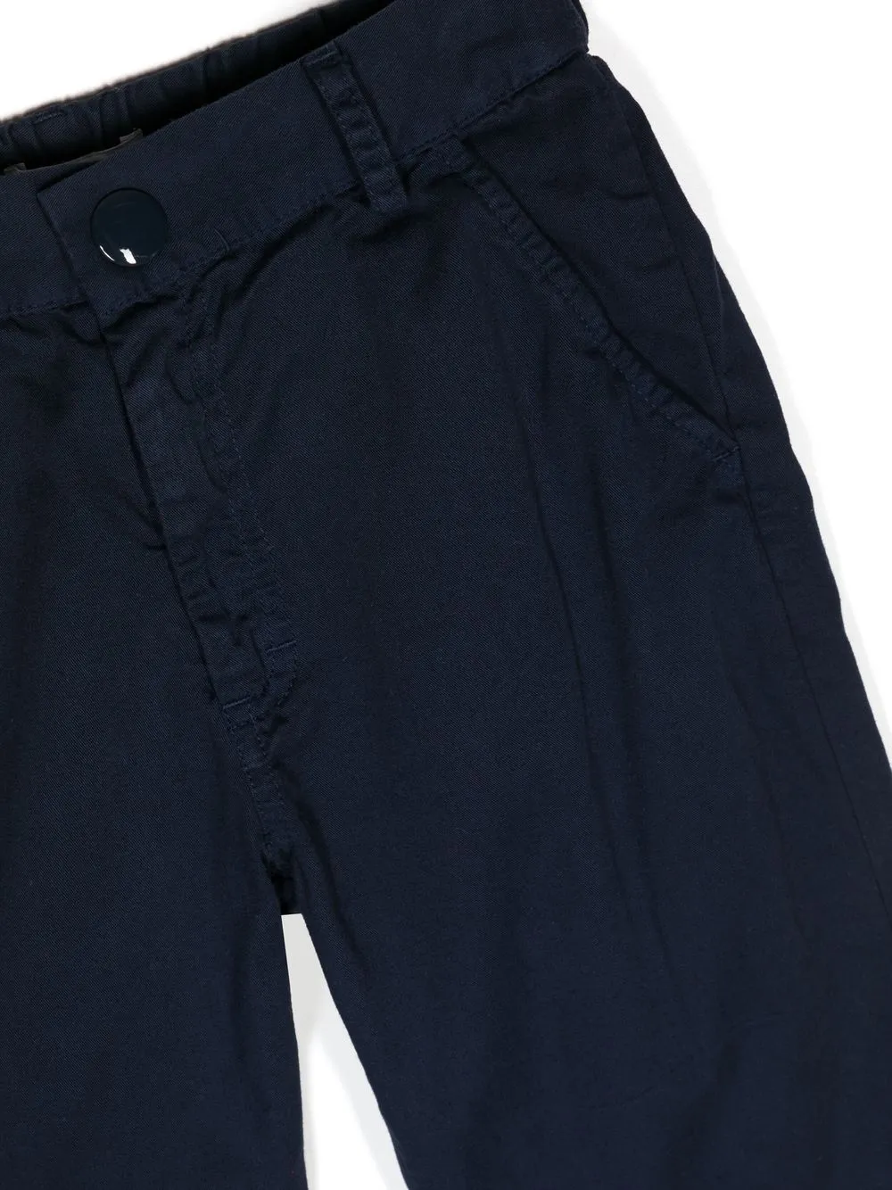 Kindred Elasticated Waistband Casual Shorts In Blue