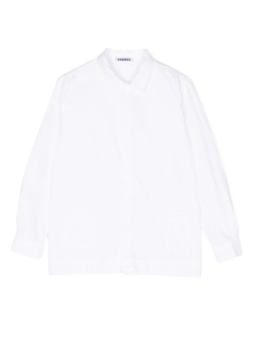 KINDRED patch-pocket long-sleeve shirt | White | Image 1